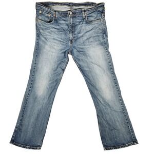 Levi's 569 Loose Straight Jeans Mens 38x32 Blue Excellent Light Wash Denim